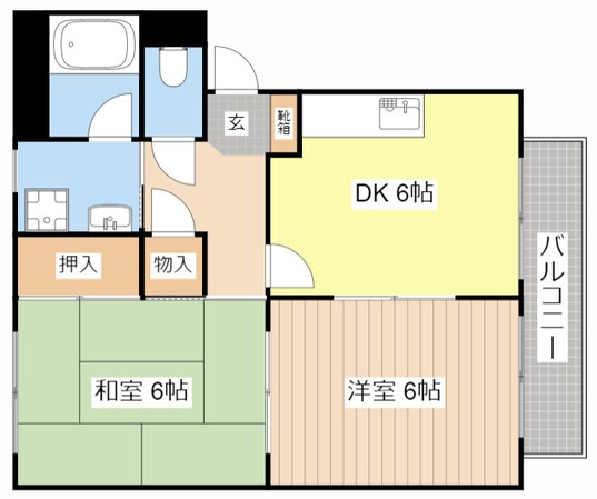 ＮＯＧ第３コーポの物件間取画像